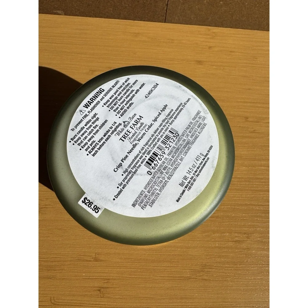 Bath & Body Works Tree Farm Candle 3 Wick 14.5 oz Large Christmas‎ NEW